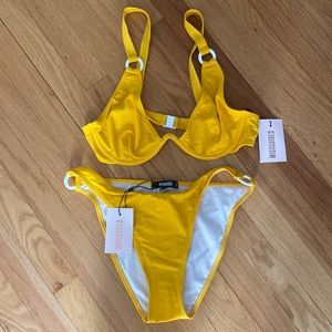 BRAND NEW Missguided Yellow Bikini